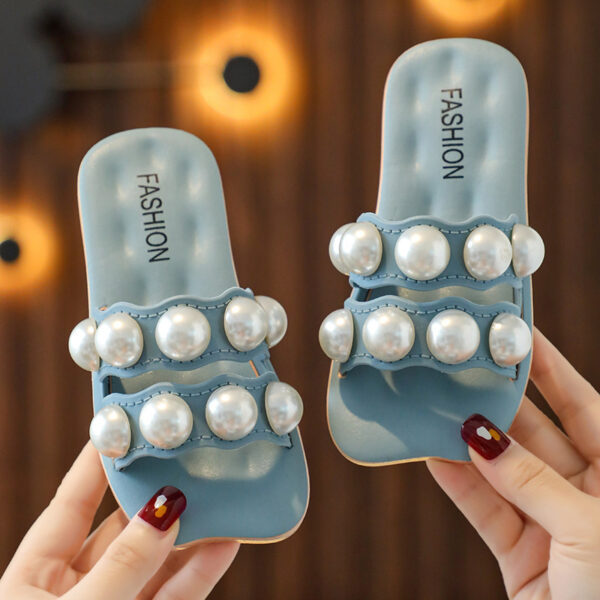Fashion Personalized Girls' Pearl Sandals - Image 5