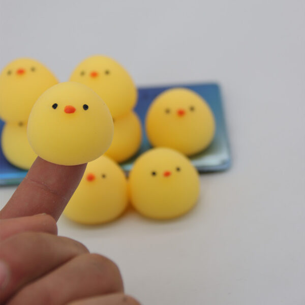 Super Cute Dumplings Squeezing Toy Fat Chicken Soup Round Chicken - Image 5