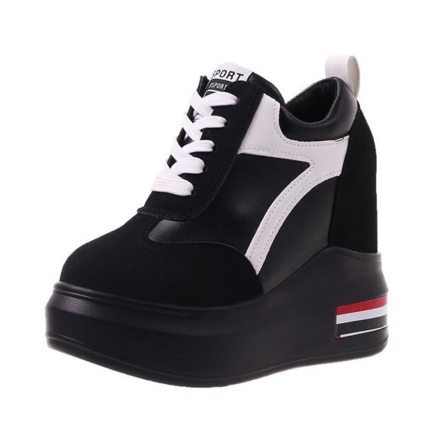 Women's Platform Height Increasing Insole Casual Shoes - Image 7