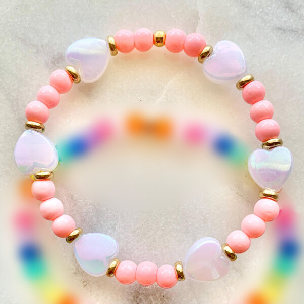 Colorful Dopamine Letter Love Acrylic Bracelet - Image 6