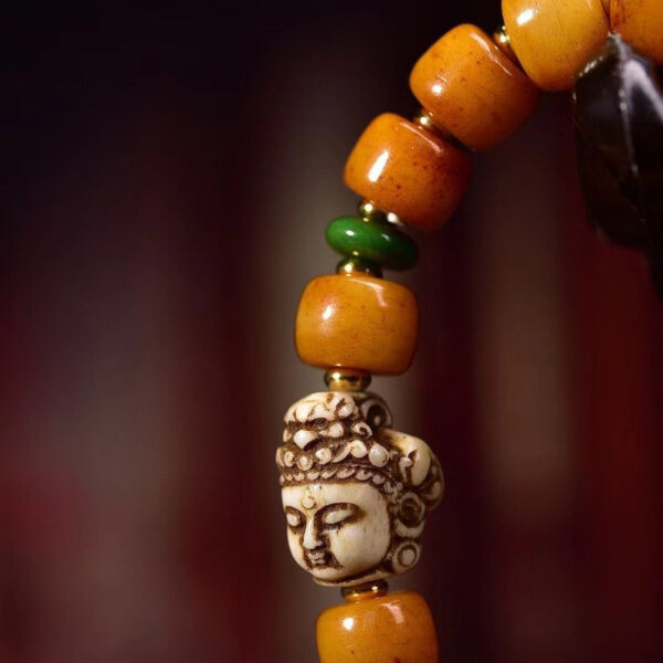 Yak Bone Antique Bracelet Retro Men's And Women's Versatile Bracelet - Image 4