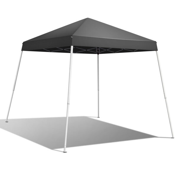 6X6ft Dark Gray Bevel, No Enclosure, Folding Shed, Oxford Cloth, Sprayed Iron Pipe, Portable - Image 3