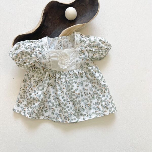 Korean Version Of Floral Princess Dress - Image 4