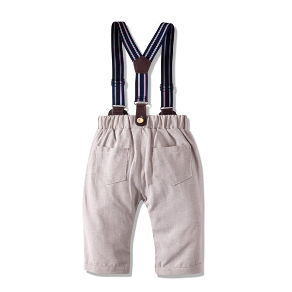 Autumn New Long Sleeve Khaki Suit Infant Clothing Boys' Gentleman Children'S Clothing - Image 2