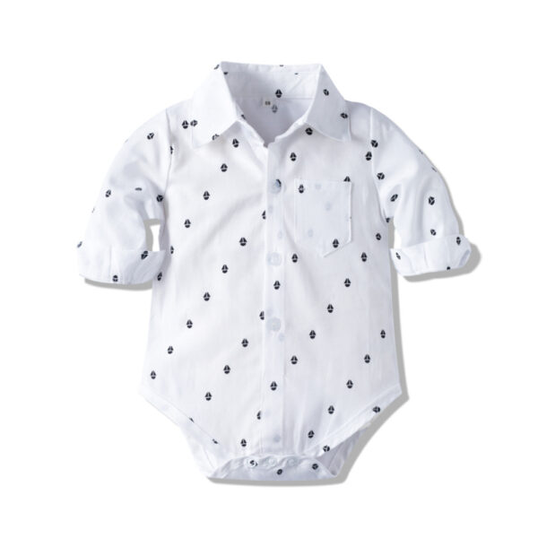 Autumn New Long Sleeve Khaki Suit Infant Clothing Boys' Gentleman Children'S Clothing - Image 3