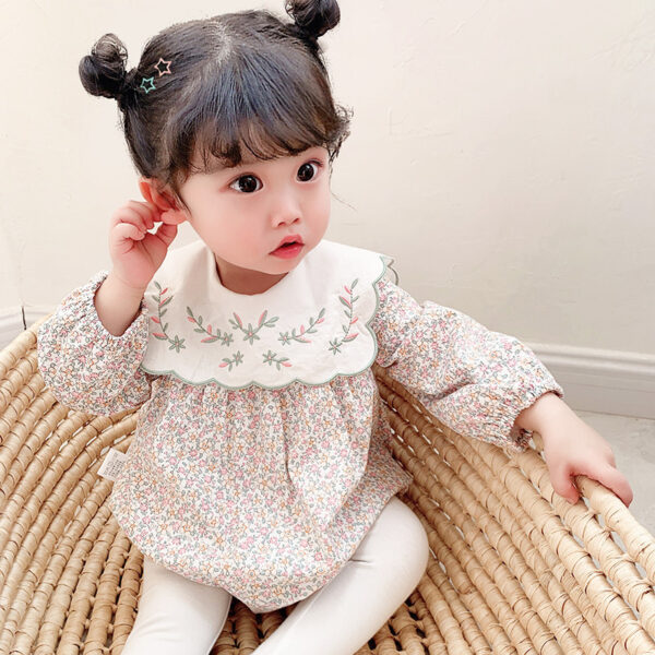 Girls' Crawl Clothes, Baby Flowers, Clothes Out Of One-Piece Fart Clothes - Image 3