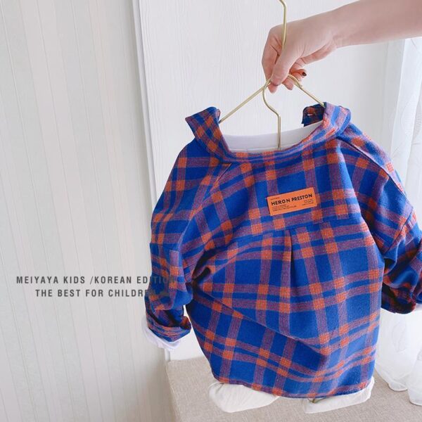 Children's Plaid Shirts In Baby Shirts For Men And Women - Image 2