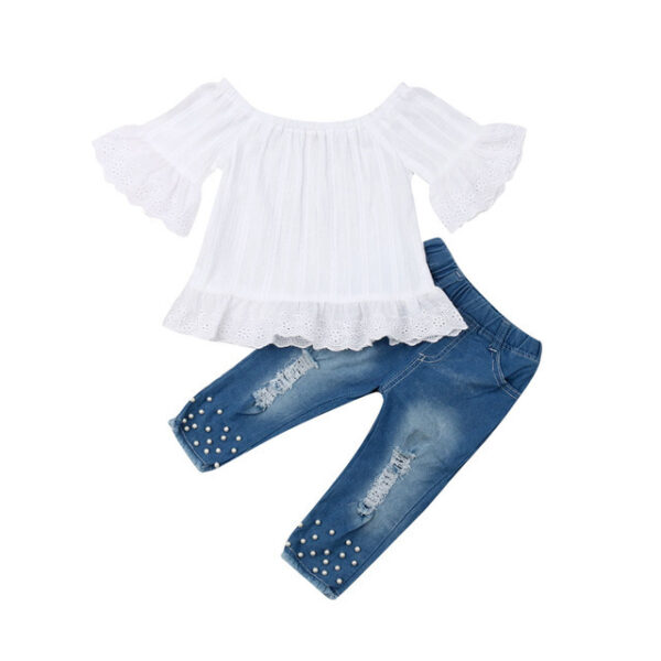 Shirt Shorts Girls Girl Kids Clothes For Baby Set Children - Image 2