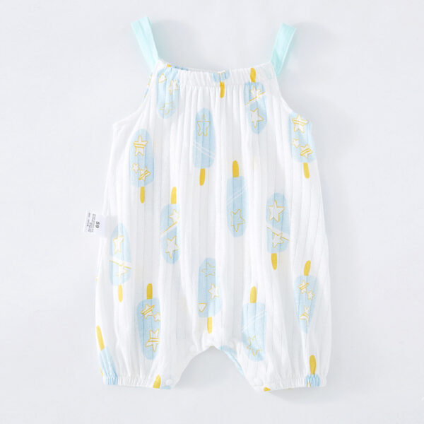 Baby Sling Bag Fart Clothing Baby Sleeveless One-piece - Image 3