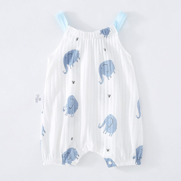 Baby Sling Bag Fart Clothing Baby Sleeveless One-piece - Image 5