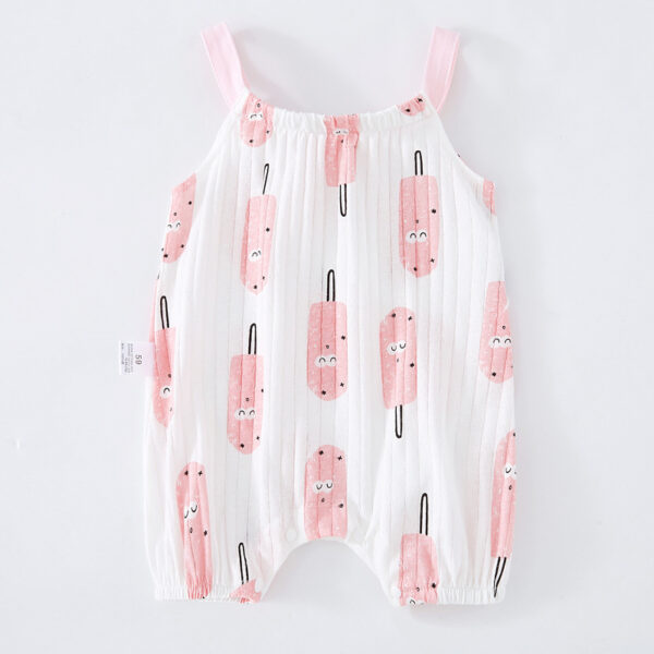 Baby Sling Bag Fart Clothing Baby Sleeveless One-piece - Image 8