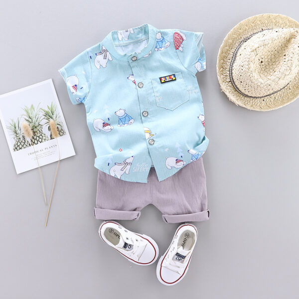 Summer New Children's Clothing Korean Boy Baby Infant Child - Image 3