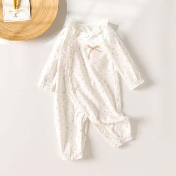 Newborn Spring And Autumn Baby Jumpsuit Cute Jumpsuit - Image 3