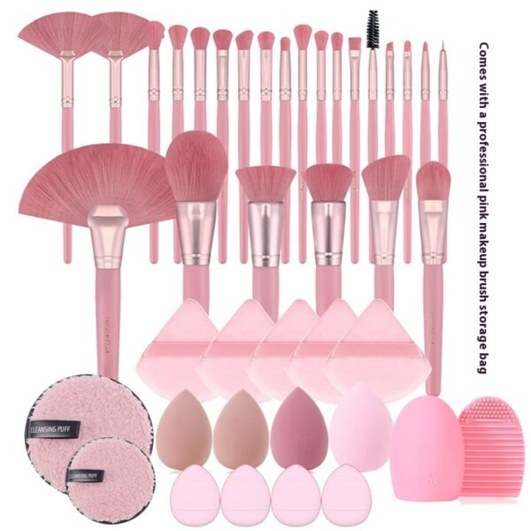 Professional Makeup Tool Brush Suit Sponge Powder Puff Beauty Blender Combination Travel Pack - Image 3