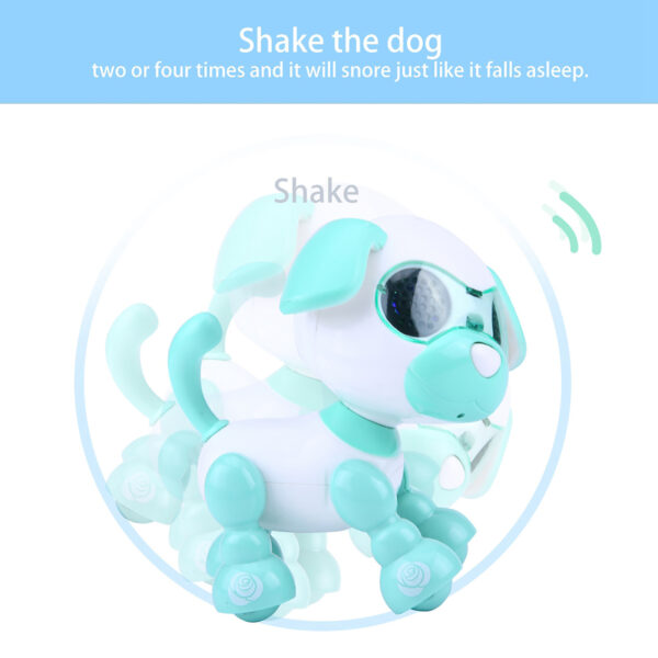Robot Dog Pet Toy Smart Kids Interactive Walking Sound Puppy LED Educational Gift (Green) - Image 4