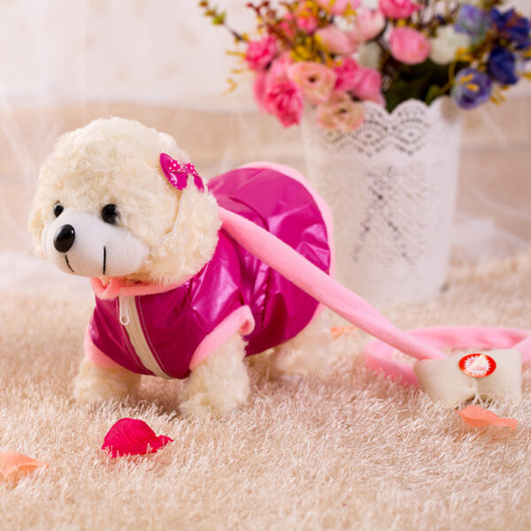 New 48 one generation of generation of generation of creative electric lead rope puppy electronic pet remote control child plush toy dog - Image 7