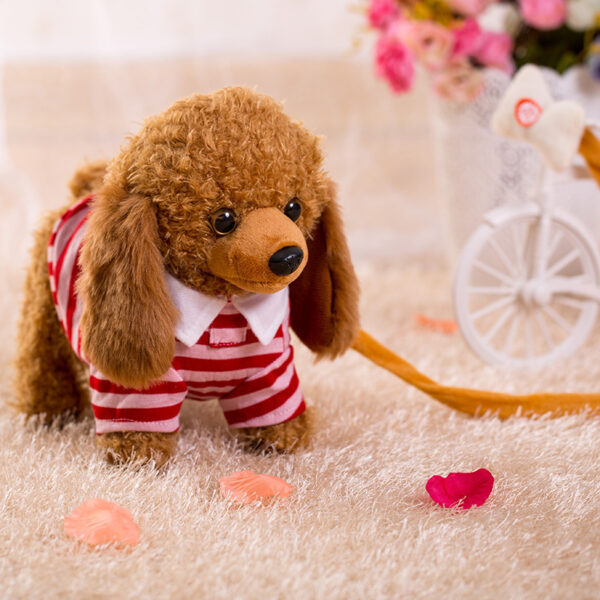 New 48 one generation of generation of generation of creative electric lead rope puppy electronic pet remote control child plush toy dog - Image 4