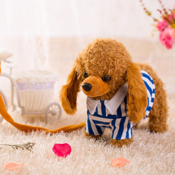 New 48 one generation of generation of generation of creative electric lead rope puppy electronic pet remote control child plush toy dog - Image 3