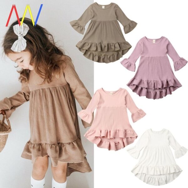 Jeans Kids Elegant Shirts Clothes Girls Dress For Girl - Image 4