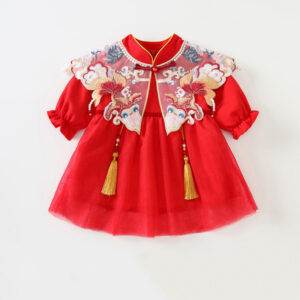 Girl's Fashion Personalized Cheongsam Princess Dress