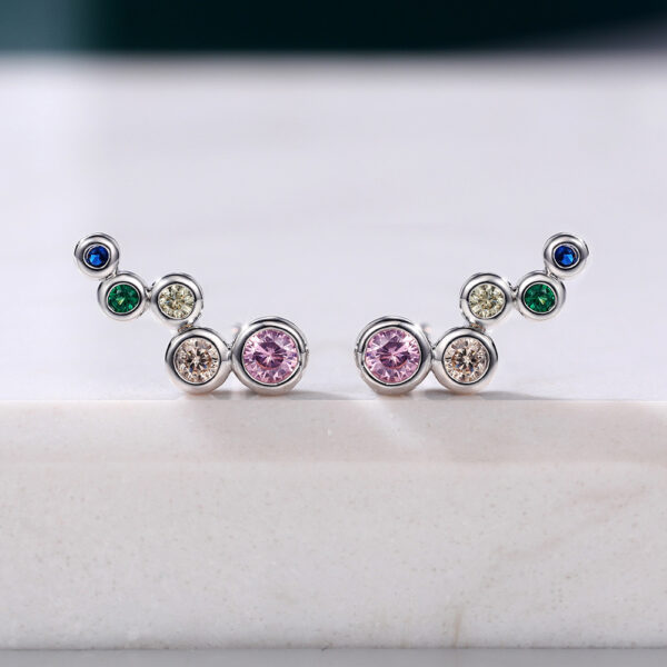 Elegant Shining Simple Circle Women's Earrings - Image 6