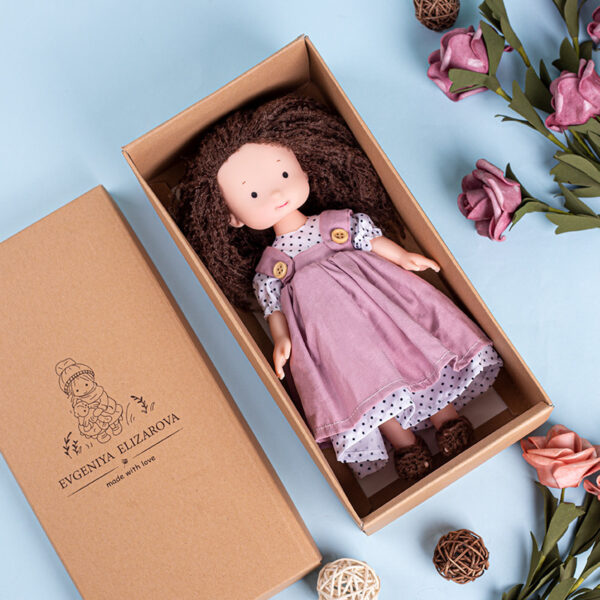 Handmade Waldorf Pure Cotton Doll - Image 6