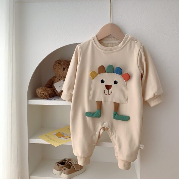 Baby Super Cute Jumpsuit South Korea Cartoon Crawling Suit - Image 7