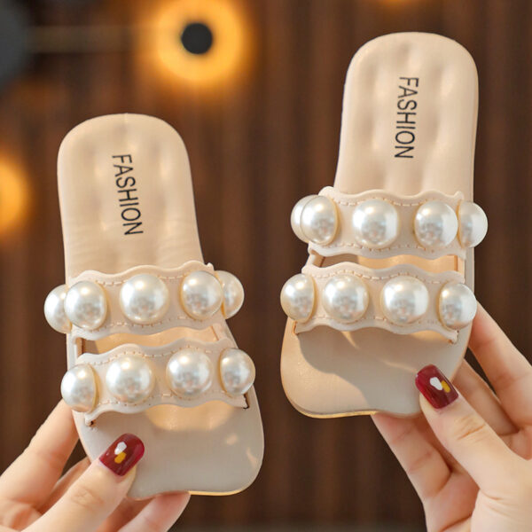 Fashion Personalized Girls' Pearl Sandals - Image 6