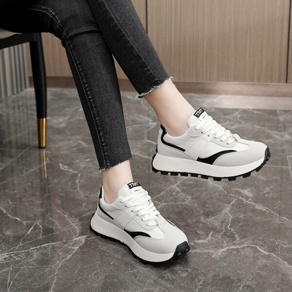 Color Matching Sports Women's Shoes Breathable Platform - Image 4
