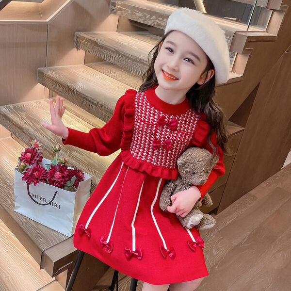 Girls' New Baby Woolen Skirt - Image 2