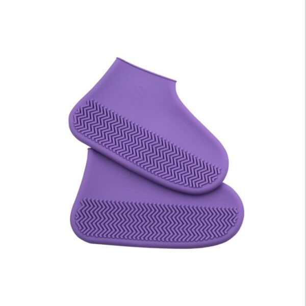 Men and women hiking slip wearable easy to carry silicone rain boots - Image 8