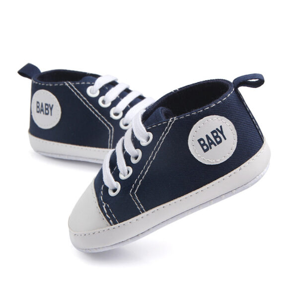 Canvas Classic Sports Sneakers Baby Boys Girls First Walkers Shoes Infant Toddler Soft Sole Anti-slip Baby Shoes - Image 3