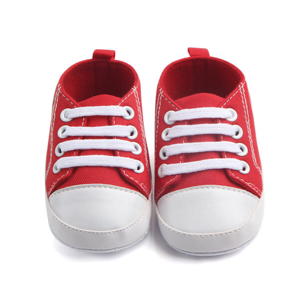 Canvas Classic Sports Sneakers Baby Boys Girls First Walkers Shoes Infant Toddler Soft Sole Anti-slip Baby Shoes - Image 4