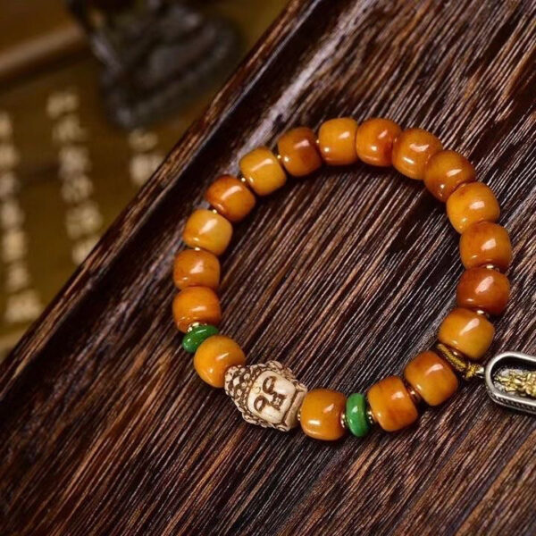 Yak Bone Antique Bracelet Retro Men's And Women's Versatile Bracelet - Image 2