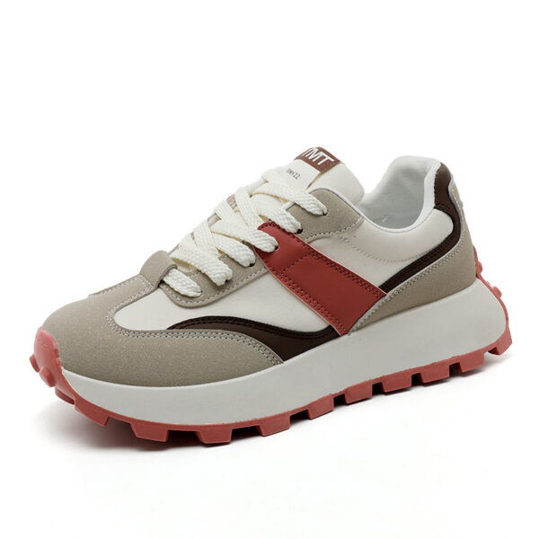 Color Matching Sports Women's Shoes Breathable Platform - Image 3