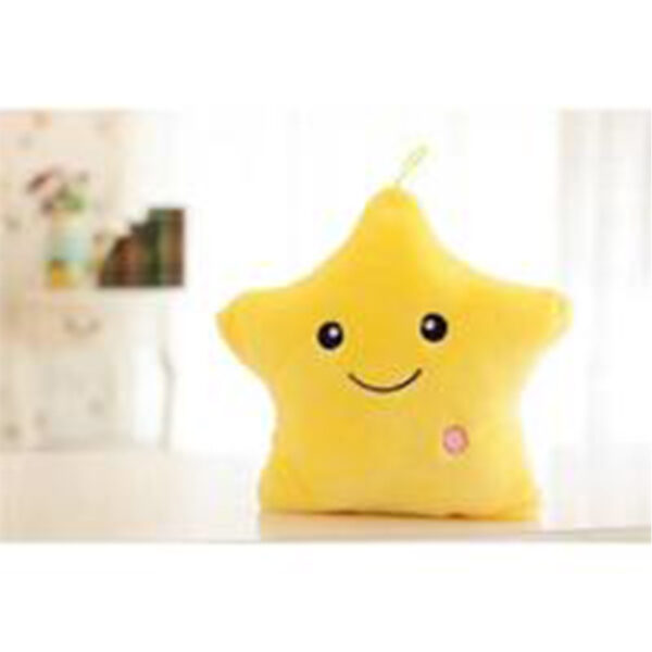 Clearance 34CM Colorful Luminous Five-pointed Star Pillow Plush Toy Best Decoration - Image 4