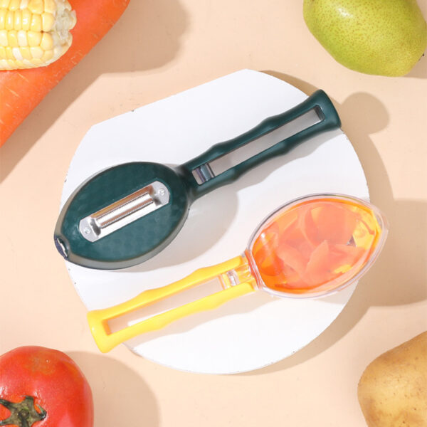 Peeling Knife With Storage Lid Fruit And Potato Peeler Kitchen Gadgets - Image 5