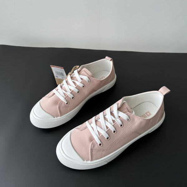 Spring NEW Low Cut Round Head Canvas Shoes Slip-on - Image 5