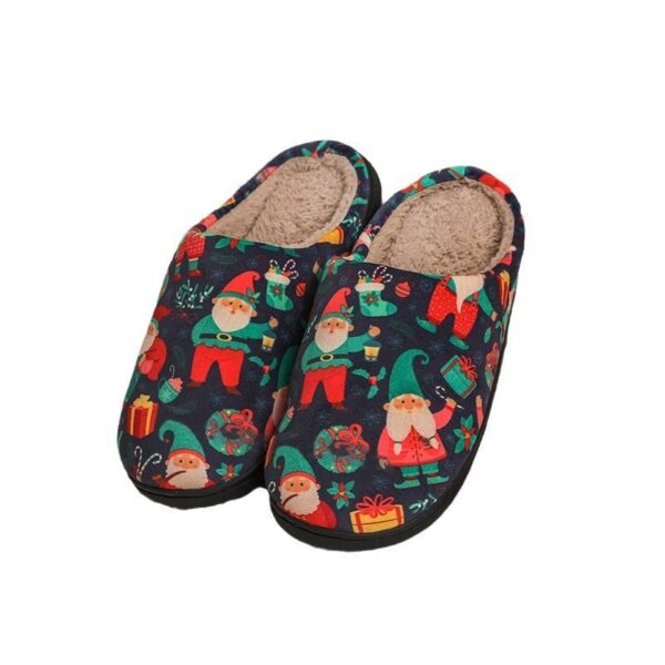 Santa Claus Cotton Slippers Autumn And Winter - Image 8