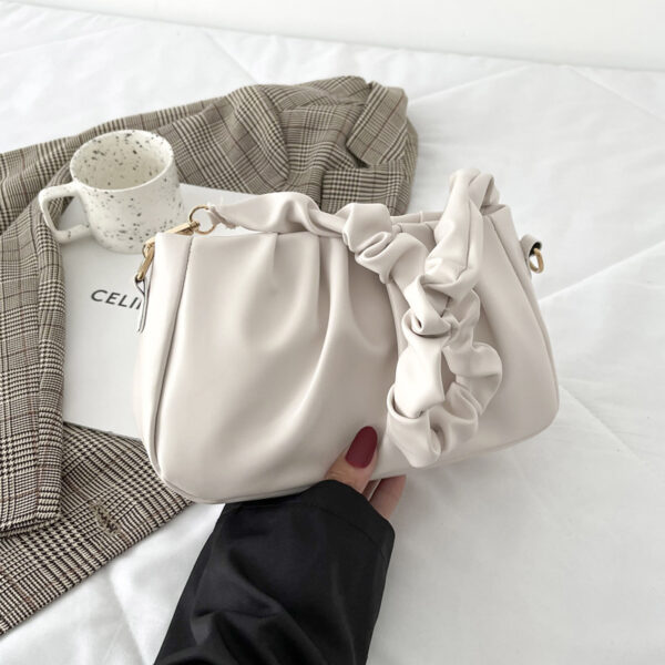 Fashionable Pleated Cloud Casual Fashionable Simple Texture Underarm Shoulder Bag - Image 2