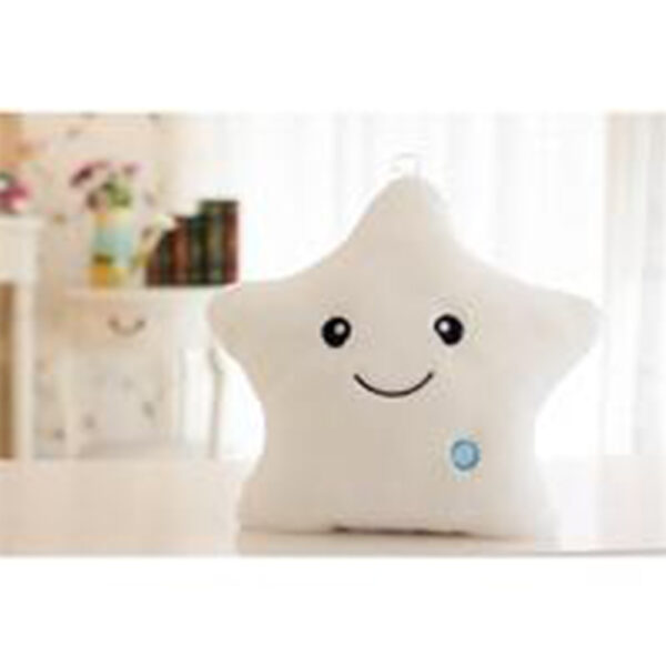 Clearance 34CM Colorful Luminous Five-pointed Star Pillow Plush Toy Best Decoration - Image 5