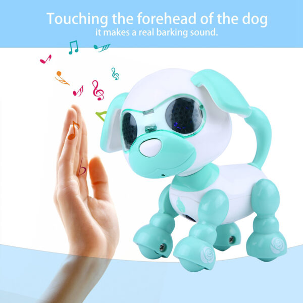 Robot Dog Pet Toy Smart Kids Interactive Walking Sound Puppy LED Educational Gift (Green) - Image 10