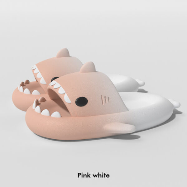Gradient Shark Slippers Men's Home Bathroom Non-slip - Image 2