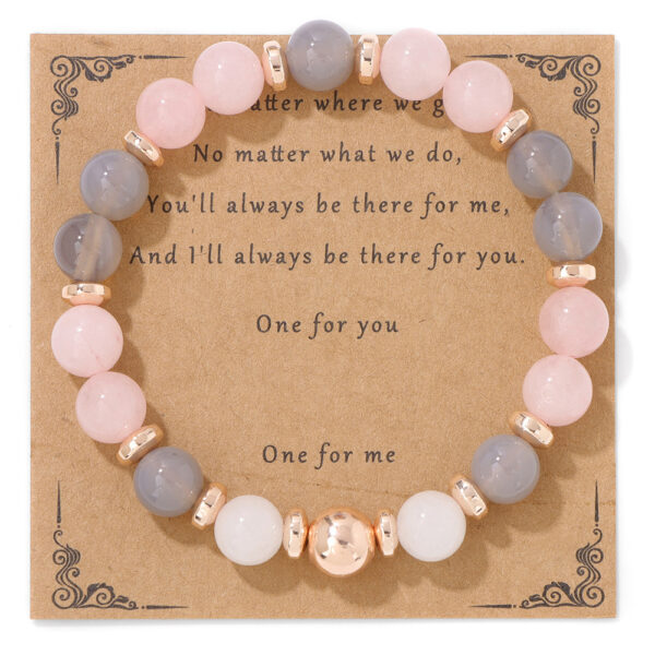 Stone Bead Men's And Women's Bracelet Haematite - Image 9