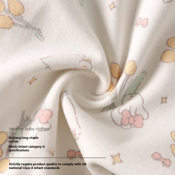 Newborn Spring And Autumn Baby Jumpsuit Cute Jumpsuit - Image 4