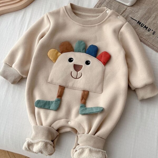 Baby Super Cute Jumpsuit South Korea Cartoon Crawling Suit - Image 8