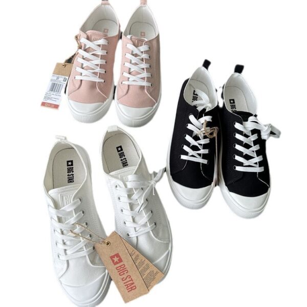 Spring NEW Low Cut Round Head Canvas Shoes Slip-on - Image 4
