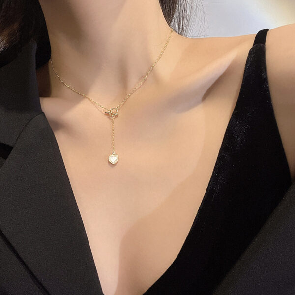 Design Love Titanium Steel Necklace For Women - Image 2