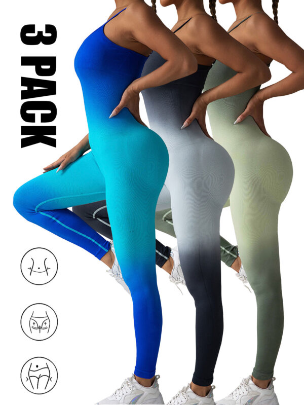 3 Pieces One Piece Jumpsuits For Women Workout - Image 7