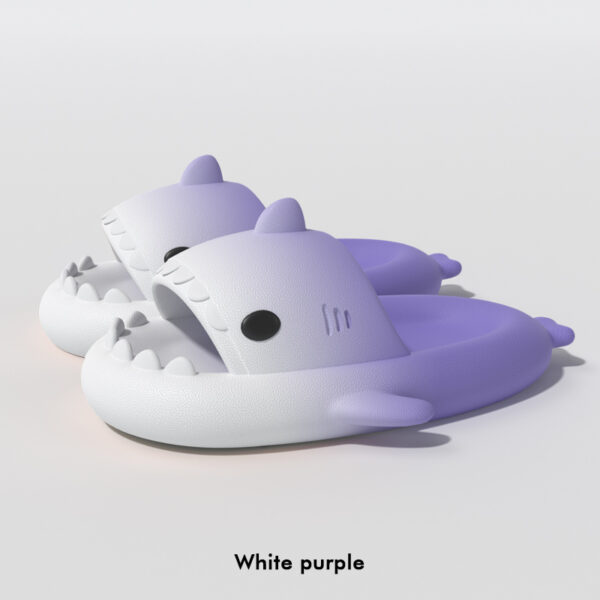 Gradient Shark Slippers Men's Home Bathroom Non-slip - Image 3